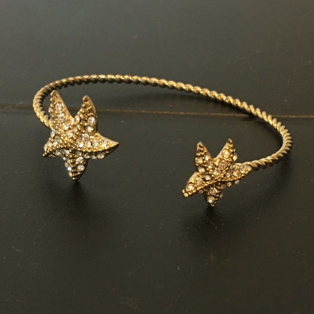 Starfish Sea Star Gold Cuff